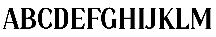 Poised Strength Font UPPERCASE