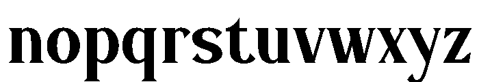 Poised Strength Font LOWERCASE
