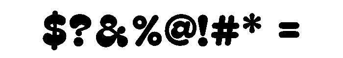 Poison Groove Font OTHER CHARS