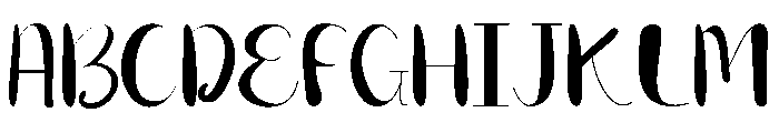 Poketbook Font UPPERCASE