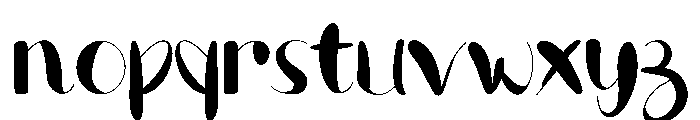 Poketbook Font LOWERCASE