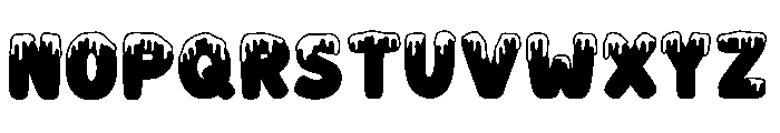 Polar Frozen Font UPPERCASE