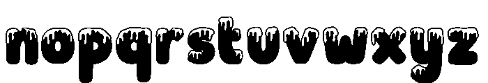Polar Frozen Font LOWERCASE