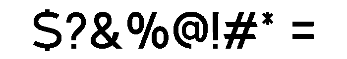 Polargo Regular Font OTHER CHARS
