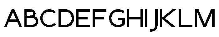 Polargo Regular Font UPPERCASE