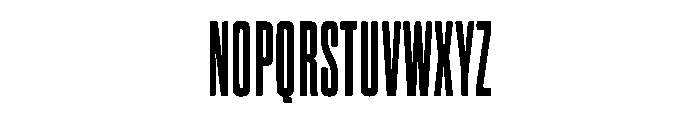 Polaris Condensed Font UPPERCASE