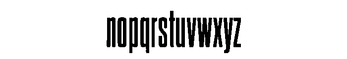Polaris Condensed Font LOWERCASE