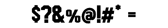 Police Flag Styled 2 Font OTHER CHARS