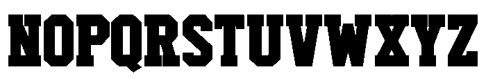 Police Flag Styled 2 Font LOWERCASE