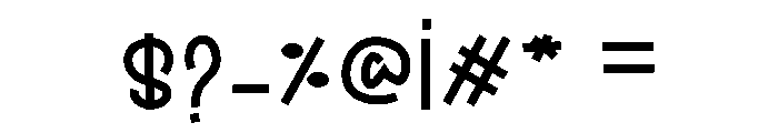 Politer Font OTHER CHARS