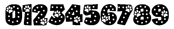 Polka Cat Regular Font OTHER CHARS