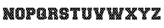 Polka Dot B Font UPPERCASE