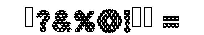 Polka Vintage Regular Font OTHER CHARS