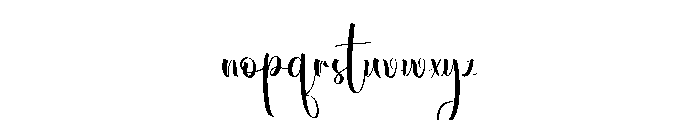 Pollidate Font LOWERCASE