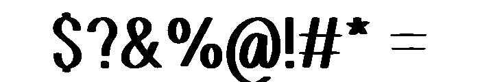 Polo Bear Font OTHER CHARS