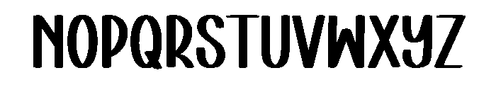 Polo Bear Font LOWERCASE