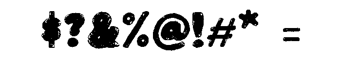 Polvorón Regular Font OTHER CHARS