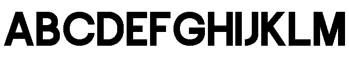 Polyarny Regular Font UPPERCASE