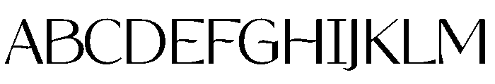 Polyera Regular Font UPPERCASE