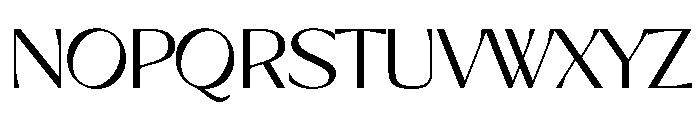 Polyera Regular Font UPPERCASE