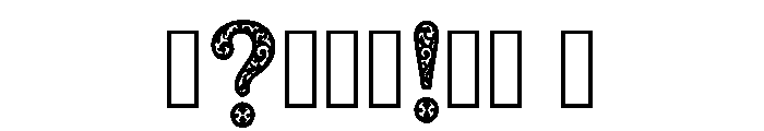 Polygon Regular Font OTHER CHARS