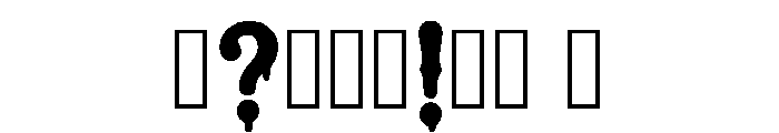 Pomat Regular Font OTHER CHARS