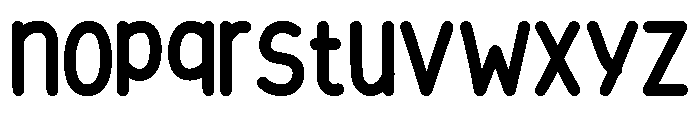 Pomellie Font LOWERCASE