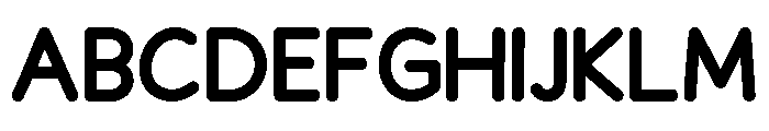 Pommeline Font UPPERCASE