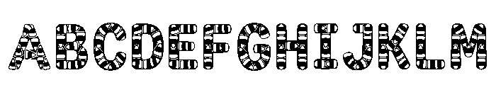 Poole Regular Font UPPERCASE