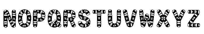 Poole Regular Font UPPERCASE