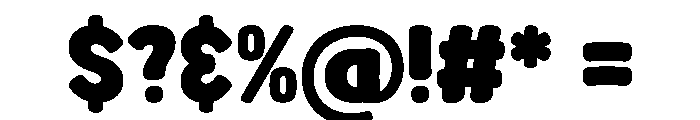 Pop Bass Regular Font OTHER CHARS