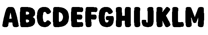 Pop Bass Regular Font UPPERCASE