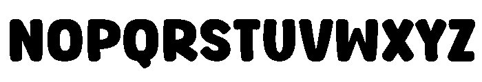 Pop Bass Regular Font LOWERCASE