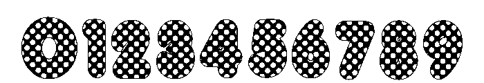 Pop Dot Regular Font OTHER CHARS