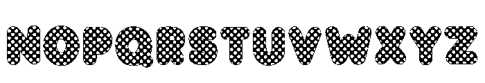Pop Dot Regular Font LOWERCASE