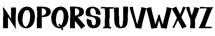Pop Grinch Regular Font LOWERCASE