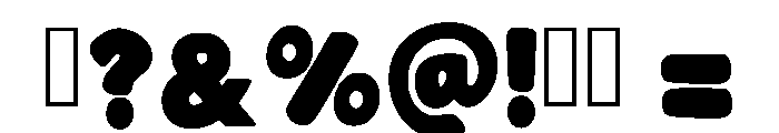 Pop Jelly Regular Font OTHER CHARS