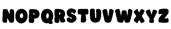Pop Jelly Regular Font LOWERCASE