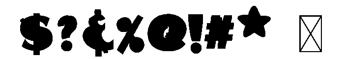 Popcorn CF Font OTHER CHARS