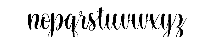Popcorn Chips Font LOWERCASE