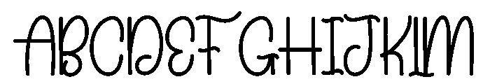Popculine Font UPPERCASE