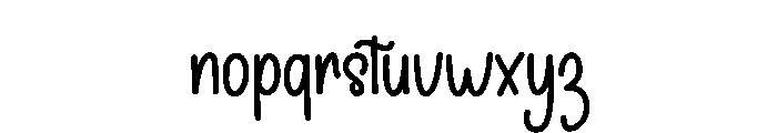 Popculine Font LOWERCASE