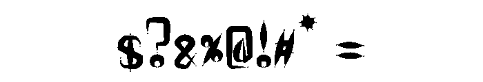 Popeye Font OTHER CHARS