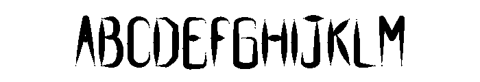 Popeye Font UPPERCASE