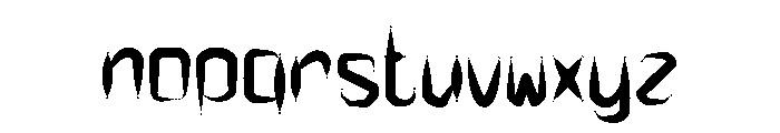 Popeye Font LOWERCASE