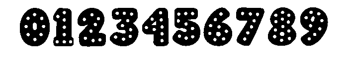 Popka Dots Regular Font OTHER CHARS