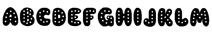 Popka Dots Regular Font UPPERCASE