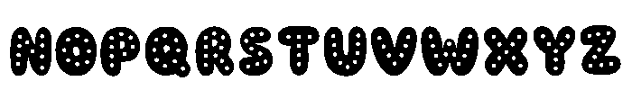 Popka Dots Regular Font LOWERCASE