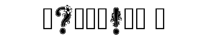 Poplar Regular Font OTHER CHARS