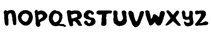 Poplar Font UPPERCASE